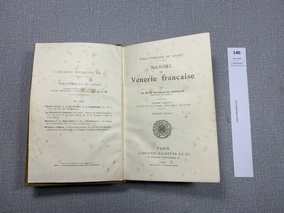 null Le Couteulx de Canteleu. Manuel de vénerie française. 56 gravures. Paris, 1...