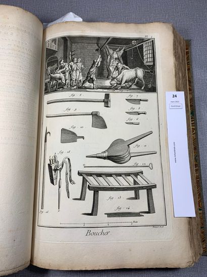 null [Diderot et D'Alembert]. Recueil de planches sur les Sciences, les Arts Méchaniques....