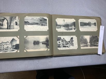 null Un album de cartes postales anciennes. Régions de France.