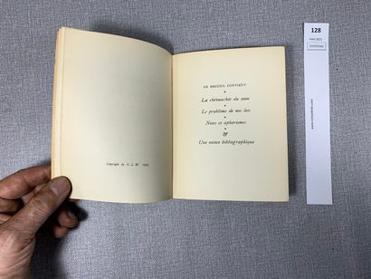 null Franz Kafka. La chevauchée du seau. Edition GLM, 1939. Exemplaire numéroté.