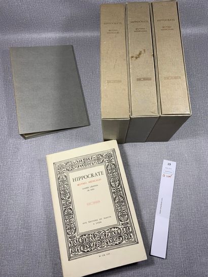 Hippocrate. OEuvres médicales. 4 volumes...