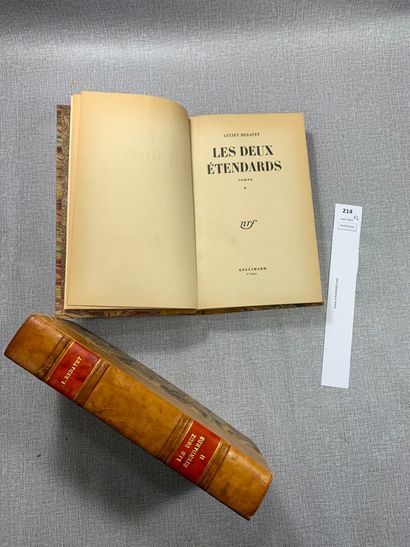 null Lucien Rebatet. Les deux étendards. 2 volumes in-8 reliés cuir. Paris, 1951...