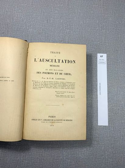 null Laennec. Traité de l'occultation médiate. Paris, 1879. relié