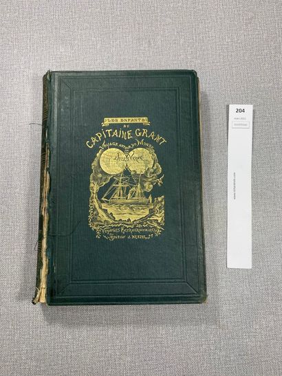 null [Cartonnage Hetzel - Jules Verne]. Les enfants du Capitaine Grant. Cartonnage...