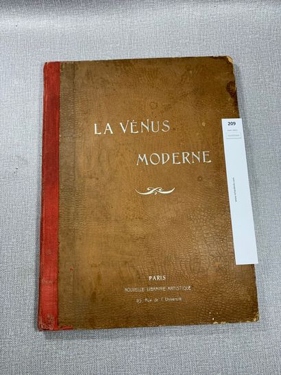 null [Curiosa]. La Vénus Moderne. 1 volume in-folio constitué de 32 planches en couleur...