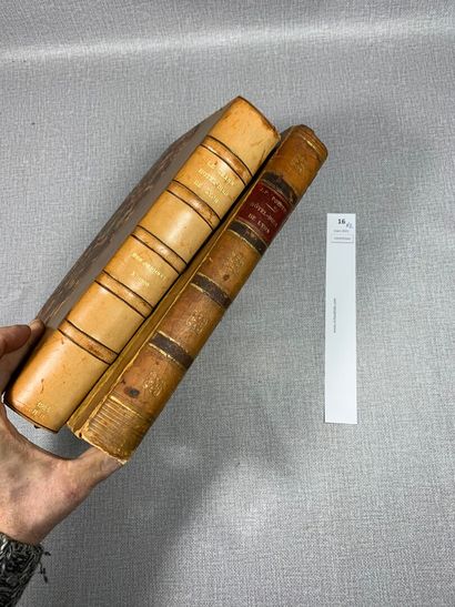 null [Lyon]. Un ensemble de 2 volumes : Histoire topographique et médicale du Grand...