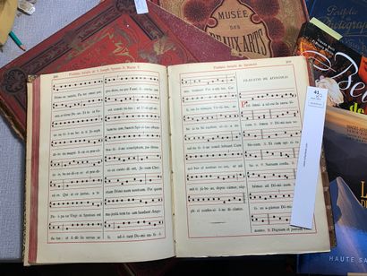 null Un ensemble de 7 ouvrages XIXe/XXe, dont : Missale Romanum, 1 volume in-4 relié...
