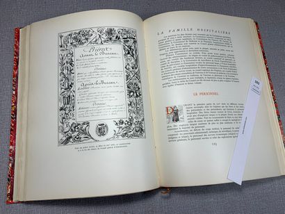 null Mathieu Varille. Les hospices civils de Lyon. 1 volume in-4 relié cuir. Exemplaire...