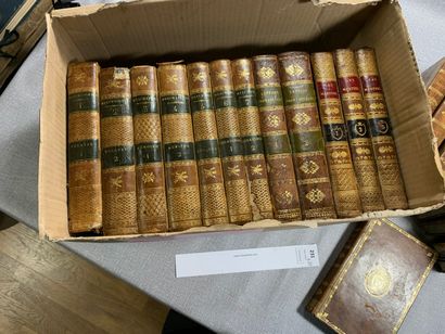 null Un ensemble de 20 volumes reliés cuir, première moitié XIXe, dont : OEuvres...