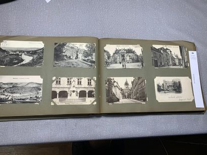 Un album de cartes postales anciennes. Régions...