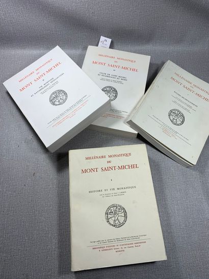 null Millénaire monastique du Mont Saint-Michel. 4 volumes brochés. 1967 -1993.