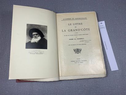 null Nizier du Puitspelu. Le Littré de la Grand'Côte. Masson, Lyon, 1926. Un des...