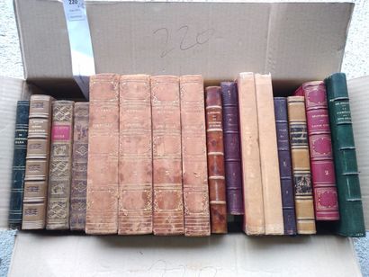 null Un ensemble de 16 volumes reliés dont : Mercure de France (an XIII), la comédie...