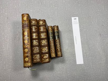 null Un ensemble de 5 volumes XVIIIe : Les moeurs et coutumes des français par Le...