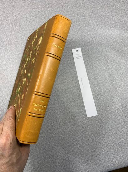 null Odin. Les Chartreux de Lyon. 1 volume relié cuir. Exemplaire avec envoi de l'auteur....