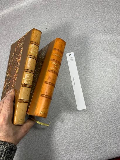 null [Lyon]. Un ensemble de 2 volumes : Histoire de l'Hospice de l'Antiquaille de...