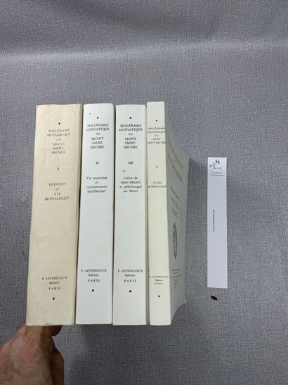 null Millénaire monastique du Mont Saint-Michel. 4 volumes brochés. 1967 -1993.