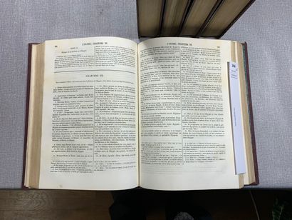 null La Sainte Bible en Latin et en Français, traduite par M. De Genoudé. 5 volumes...