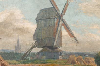null Ecole française vers 1820

Moulin à vent dans la campagne

Huile sur toile

41...