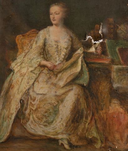 null Léon Marie COUTIL (1856-1943)

Dame de qualité

Huile sur toile 

48 x 37 cm...