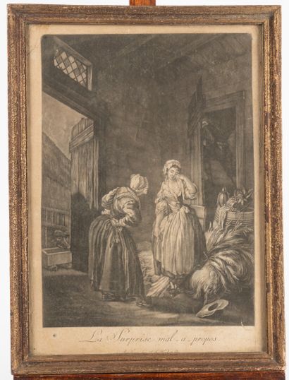 null CHALLIOU

Paire de gravures en noir, vers 1820

52 x 40 cm (pour la plus gr...