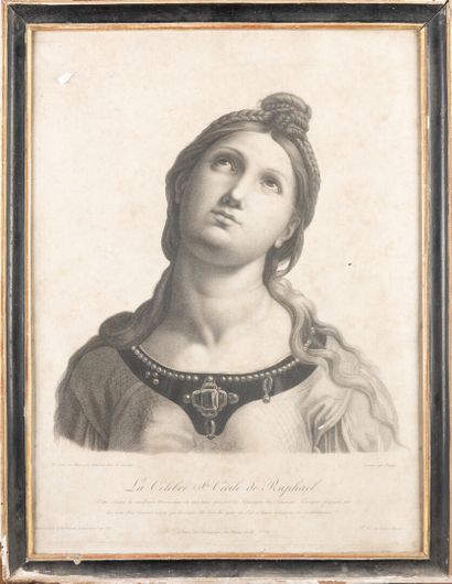 null D'après Raphaël 

Sainte-Cécile 

Gravure

60 x 45 cm