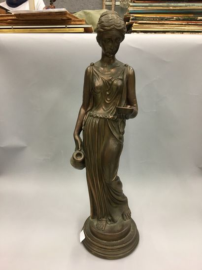 null Femme à l'antique

Résine à l'imitation du bronze

H : 65 cm