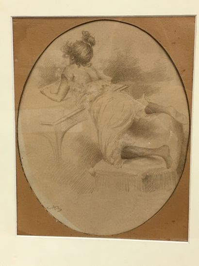 null Henri BOUTET (1851-1919)

Femme au sofa

Dessin au crayon , monogrammé en bas...