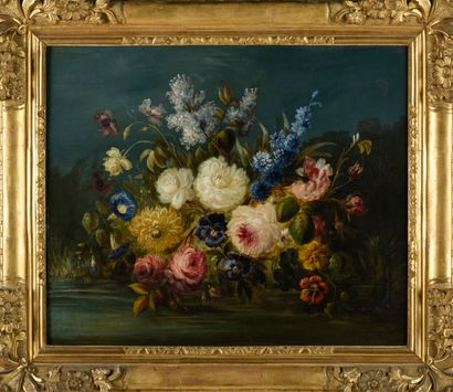 null Simon SAINT JEAN (1808-1860)

Bouquet de fleurs

Huile sur toile

Monogrammé...