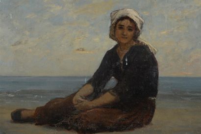 null Alfred Feyen PERRIN (1838 - 1918)



Jeune italienne assise sur la plage 

huile...