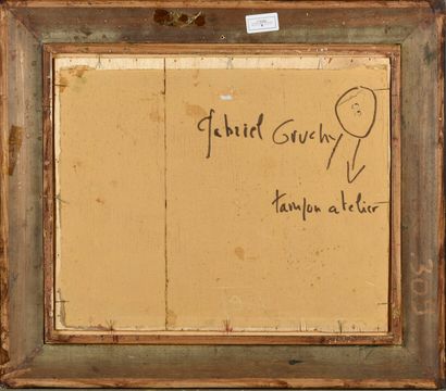 null Gabriel GRUCHY (1831-1906)

La chute de Troie

huile sur toile marouflée sur...