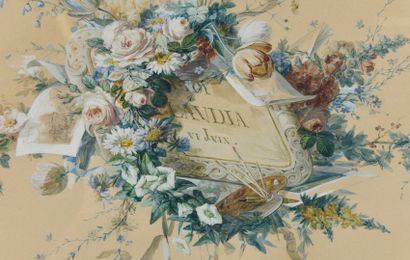 null Jean-Marie REIGNIER (1815-1886)

Bouquet de fleurs "A toi Claudia VI juin"

Aquarelle

Signé...