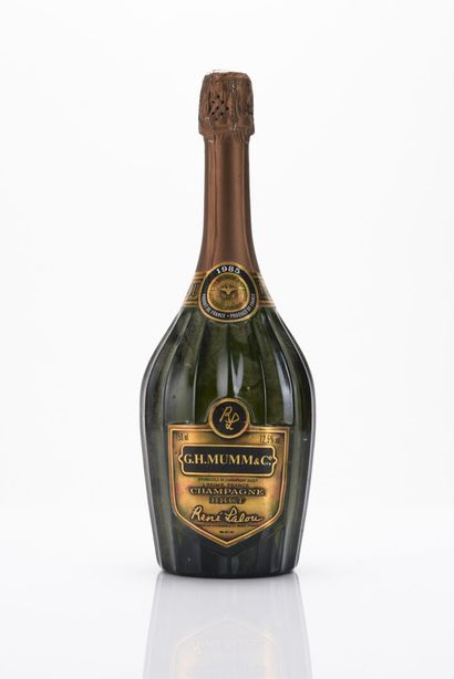 null 1 B CHAMPAGNE BRUT CUVÉE RENÉ LALOU (e.l.a.) Mumm 1985