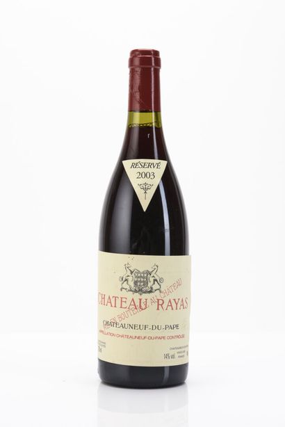 null 1 B CHÂTEAUNEUF DU PAPE Rouge Château Rayas 2003