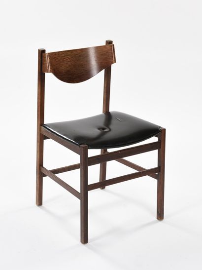 null Gianfranco FRATTINI (1926-2004) Dans l'esprit de

 Paire de chaises à structure...