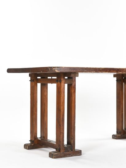 null LIISI BECKMANN (1924-2004)

Table de salle à manger et son banc modèle Arcibaldo...