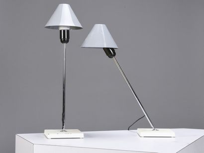 null J.M. Massana, J.M. Tremoleda, Mariano Ferrer

Paire de lampes de table modèle...