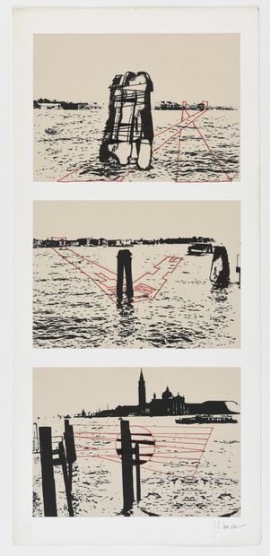 null Giuseppe Riccardo LANZA (1933-)

Venise

Sérigraphie sur papier 

Signée en...