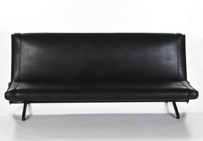 null Osvaldo BORSANI (1911-1985)

Canapé lit modèle D70 à structure en métal tubulaire...