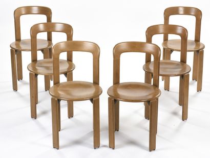 null Bruno REY (Né en 1935)

Suite de six chaises modèle Rey Chair en hêtre massif...