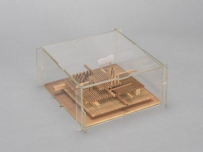 null G.OFFREDI

Architect's model in Balsa wood in its methacrylate box. 

Label:...