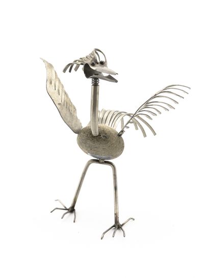 null George SAXER (XX-XXI ème)

Sculpture en métal et pierre représentant un oiseau...