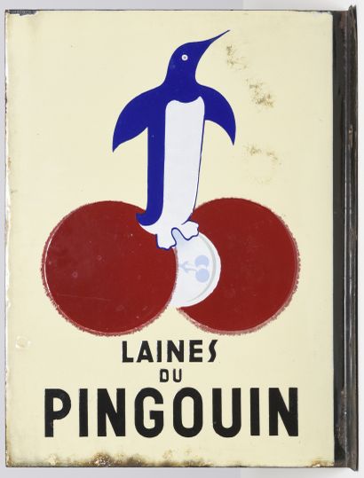 null Les Laines Pingouin

Plaque émaillée de forme rectangulaire double face

Émaillerie...