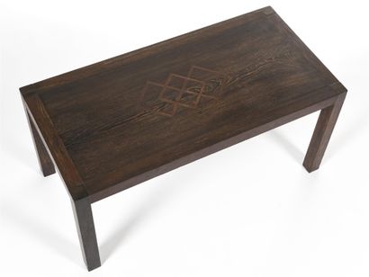 null SCANDINAVIAN WORK

Rectangular coffee table in inlaid palm wood veneer.

Circa...