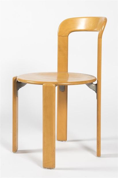 null Bruno REY (Né en 1935)

Suite de quatre chaises modèle Rey Chair en hêtre massif...