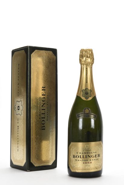 null 1 B CHAMPAGNE GRANDE ANNÉE (étui) Bollinger 1989