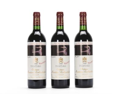 null 3 B CHÂTEAU MOUTON ROTHSCHILD (1 B.G.) GCC1 Pauillac 1990