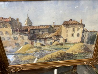 null Paire d'aquarelles

Vue de village, signé Guillecoborne ?

38 x 57 cm
