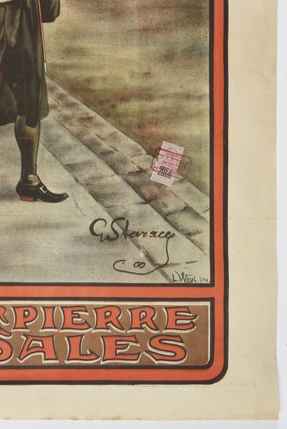 null G STARCY ? Le Matin les Habits rouges Pierre Sales, Bourgery

140 x 100 cm

(pliures,...