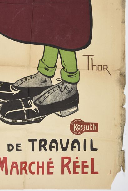 null THOR, Chaussures Pierre à Moulins, 

Kossuth

Cachet et timbre

120 x 160 cm...